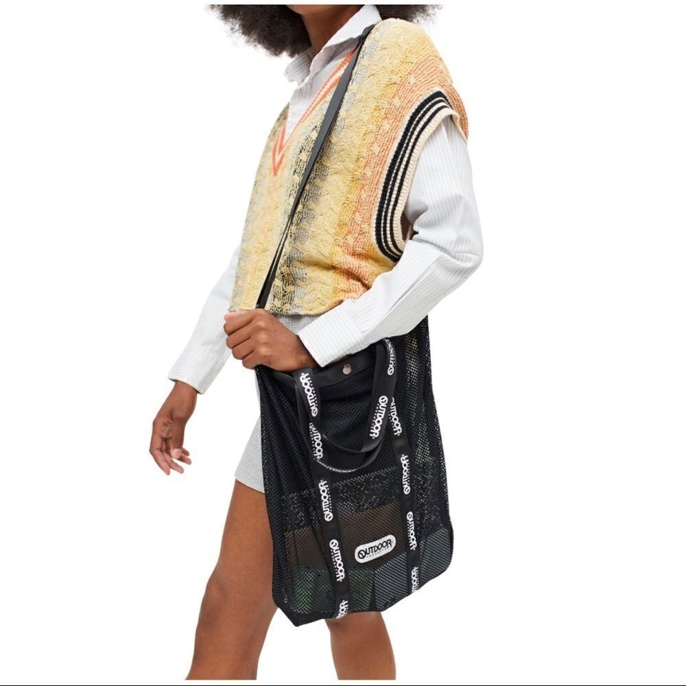 Outdoor Products Black Mesh Tote Bag